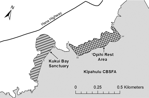 Map of Kīpahulu CBSFA