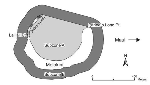 Map of Molokini Shoal MLCD